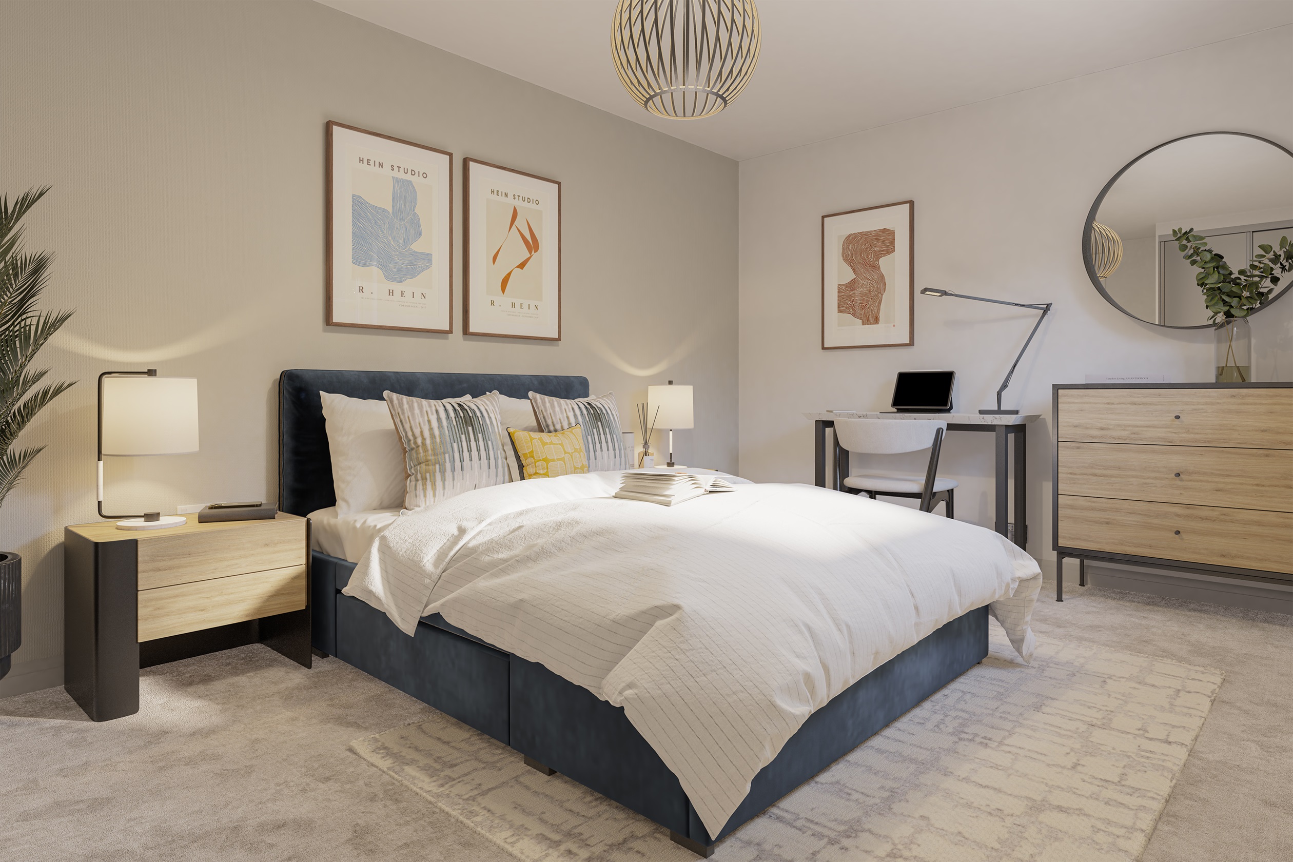Second bedroom in Gilmour House